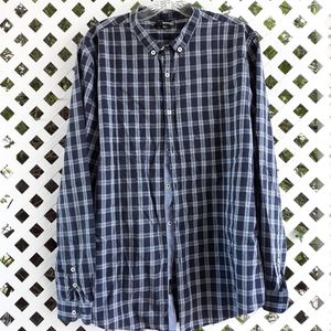 Murano Fitted Mens Long Sleeve Shirt XL